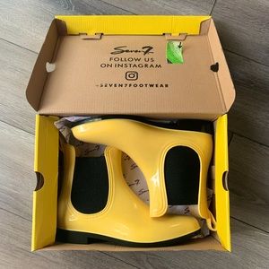 7 for all mankind Rain Boots / size 8